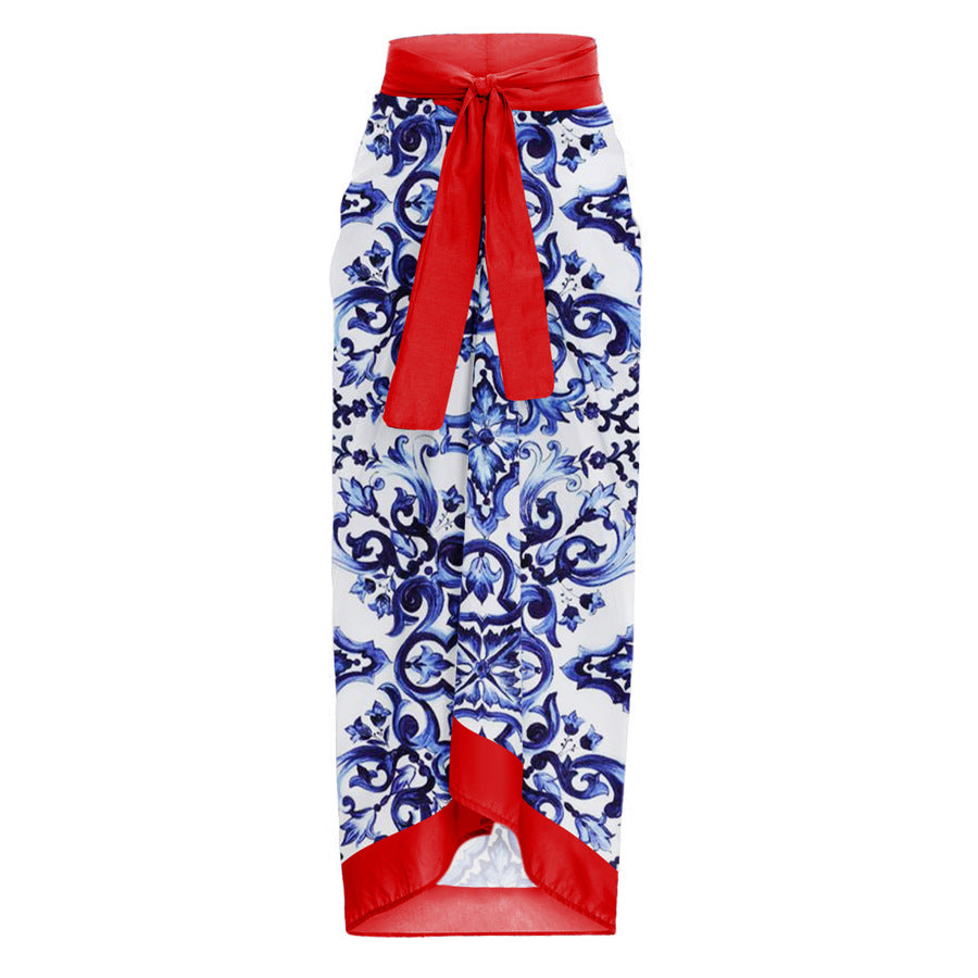 Damen Bikiniset mit floralem Muster und eleganten Rüschendetails EB