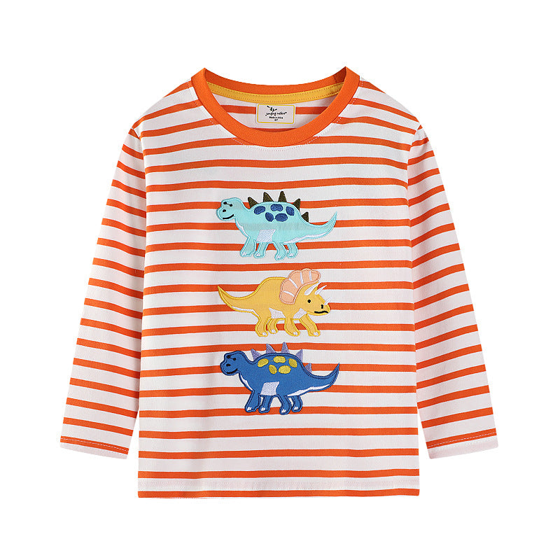 Jungen Langarmshirt mit verspieltem Dinosaurier-Design EB