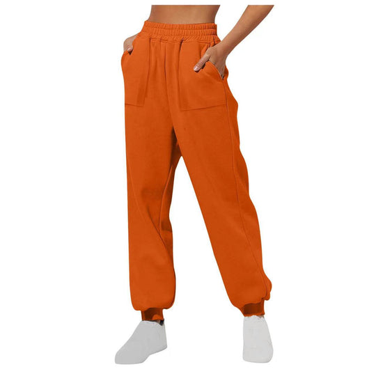 Damen lässige Freizeithose mit hohem Bund EB