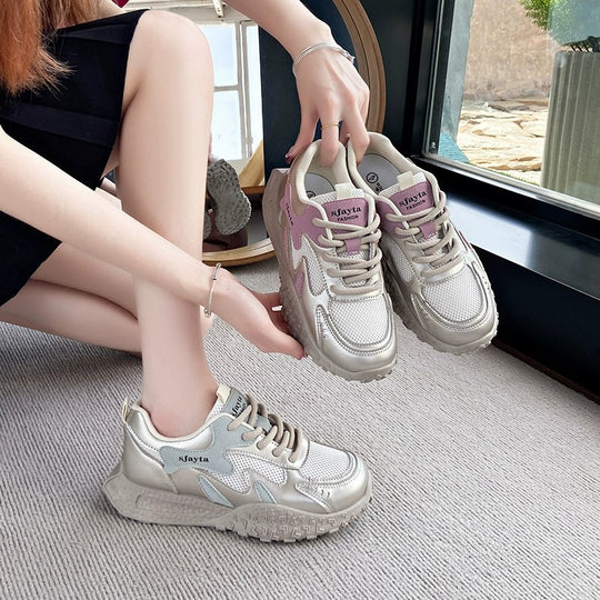 Damen Athletische Sneaker mit dämpfender Sohle und ergonomischem Design EB