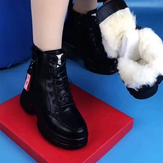 Damen Modische und bequeme High-Top Stiefel EB