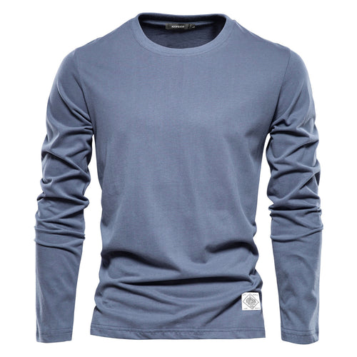Herren Langarm T-Shirt mit hochwertigem Baumwollmix und modernem Fit EB