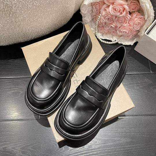 Damen moderner Loafer mit eleganter Schnallenverzierung EB