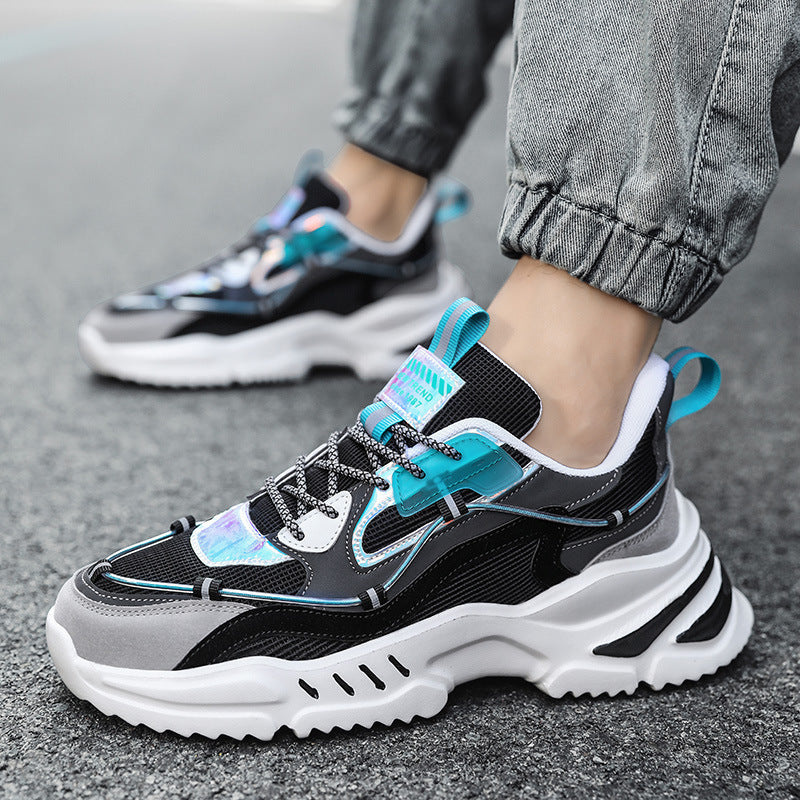 Damen Sportliche Streetwear-Sneaker mit gepolsterter Sohle und atmungsaktiver Struktur EB
