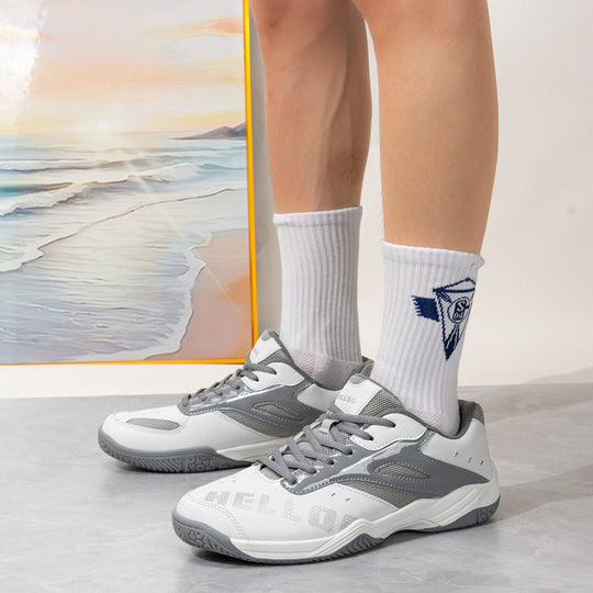 Damen Sportliche Badmintonschuhe mit atmungsaktivem Obermaterial und rutschfester Sohle EB