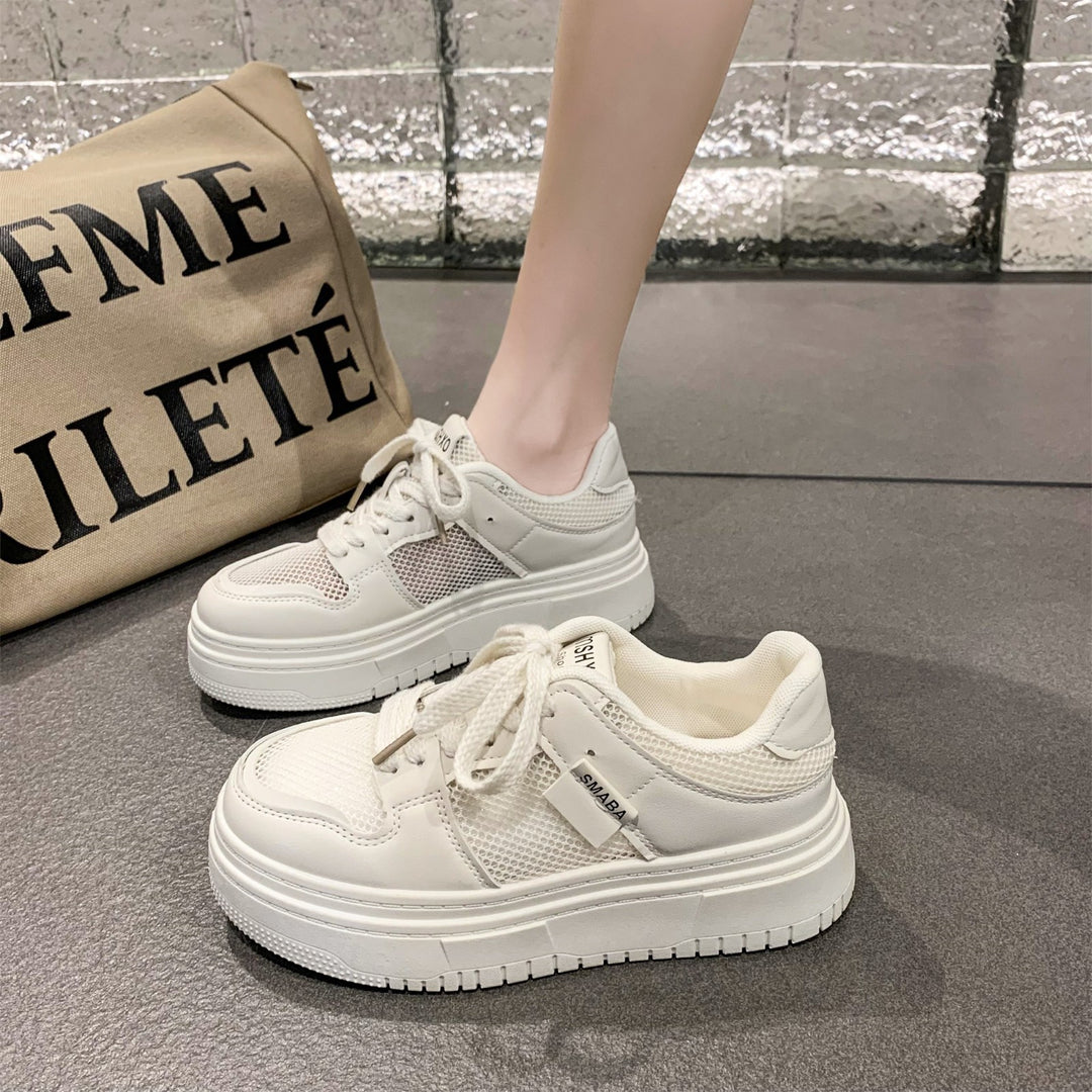 Damen Trendige Sneakers im sportlichen Design mit atmungsaktiver Mesh-Oberfläche EB