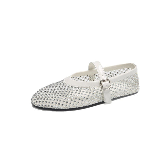 Damen Funktions-Ballerinas mit strassbesetztem Obermaterial EB