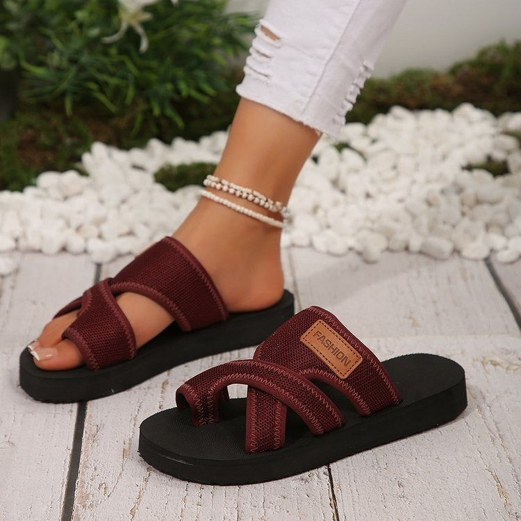 Damen bequeme Freizeit-Pantoletten EB