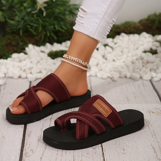 Damen bequeme Freizeit-Pantoletten EB