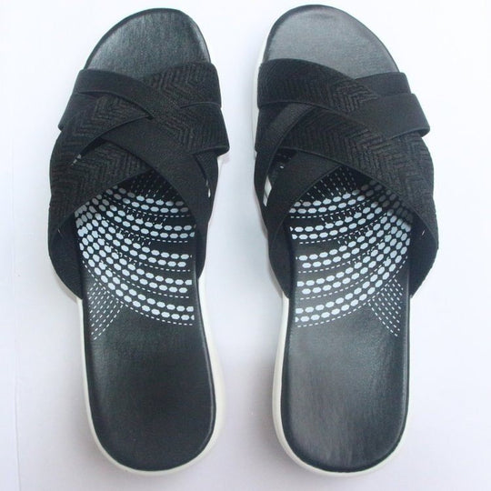 Damen Komfortable Riemensandalen mit verstellbaren Riemen EB