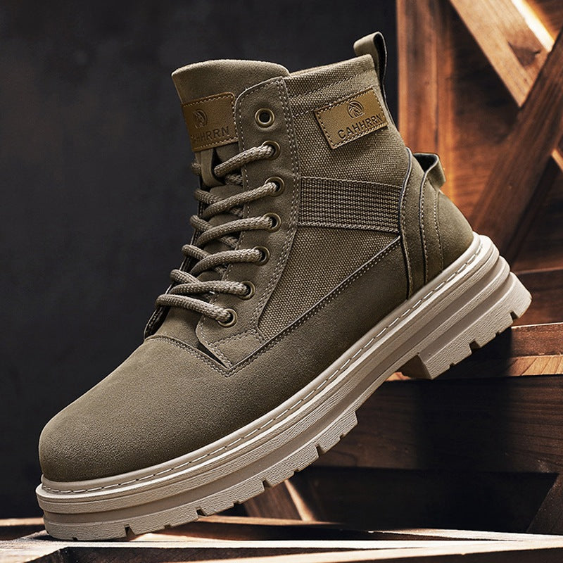 Damen robuste High-Top Stiefel mit praktischer Schnellschnürung und verstärktem Profil EB