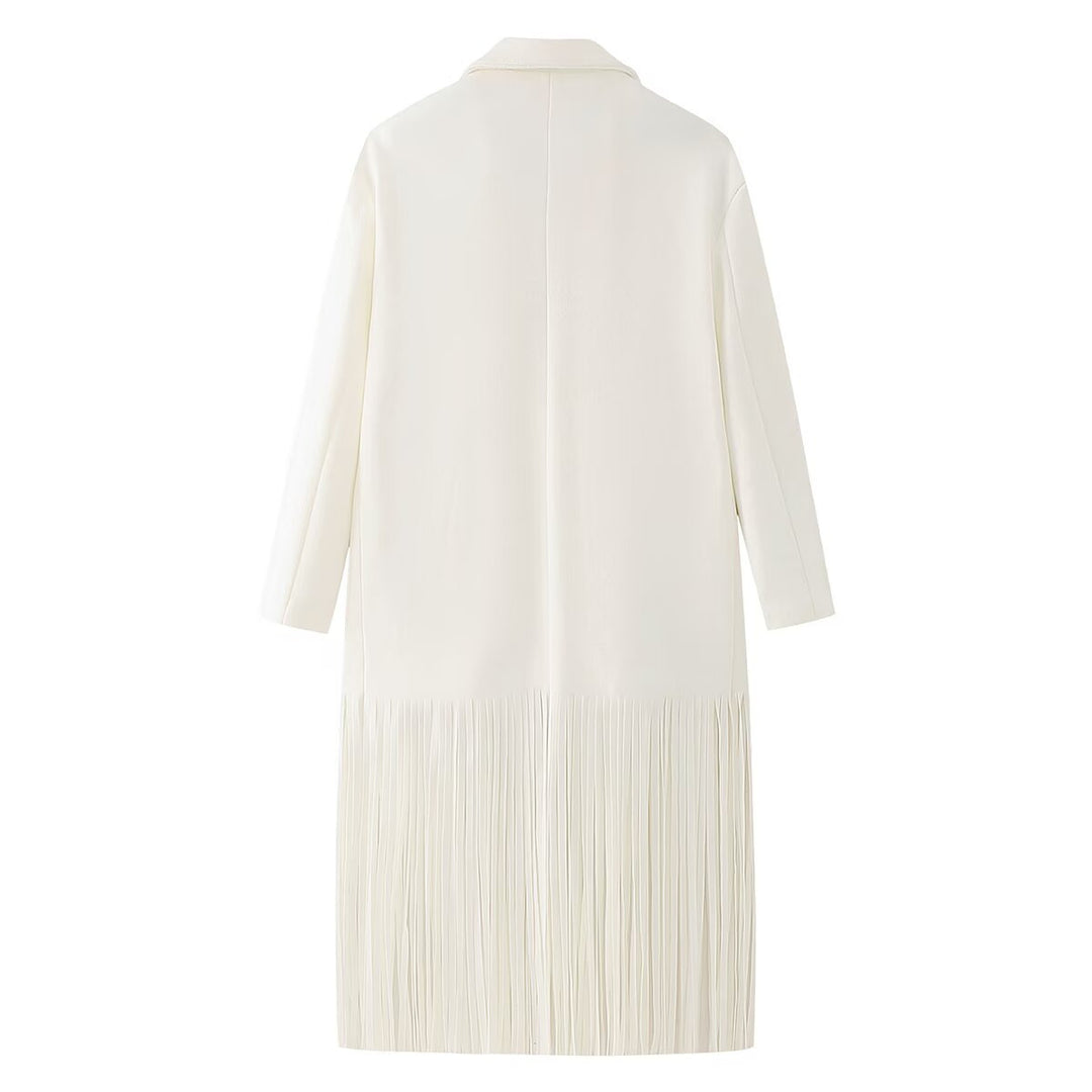 Damen Fransen-Blazer mit eleganter Passform und modernem Design EB