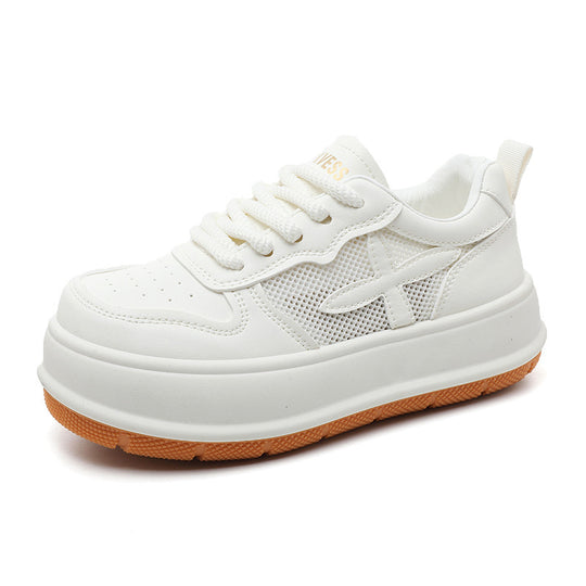 Damen sportliche Freizeitschuhe mit atmungsaktiven Netz-Einsätzen und dämpfender Sohle EB