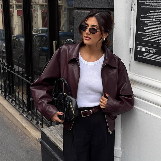 Damen elegante jacke mit oversized Schnitt EB