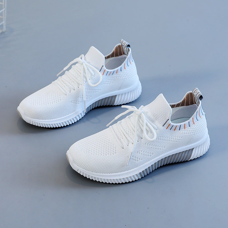 Damen Atmungsaktive Freizeit-Sneaker mit elastischem Einstieg und rutschfester Sohle EB