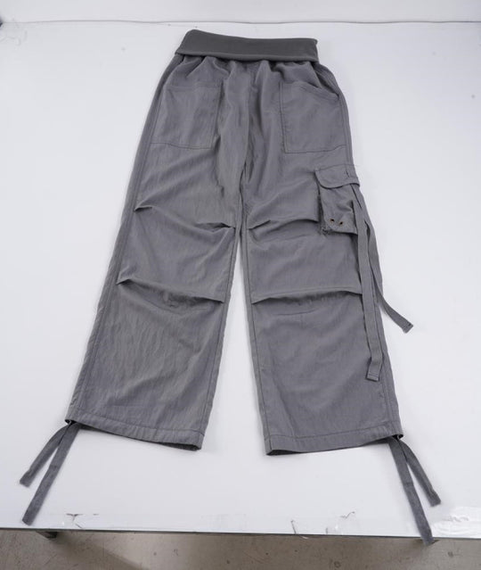 Damen Modische Cargo-Hose mit elastischem Bund und praktischen Taschen EB