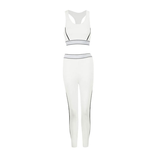 Damen Sportliches Zwei-Teiliges Set mit ergonomischem Design und atmungsaktiven Materialien EB