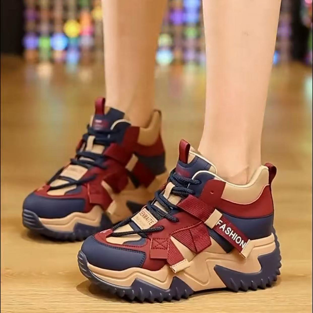 Damen Sportliche High-Top Sneakers mit herausragender Dämpfung und modischem Design EB