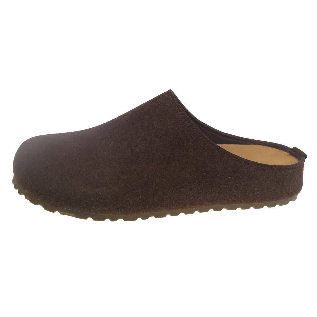 Damen Clogs aus hochwertigem Wildleder mit ergonomischem Fußbett EB