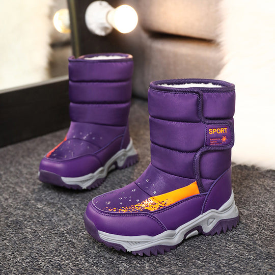 Damen Winterstiefel mit rutschfester Sohle und isolierender Fütterung EB
