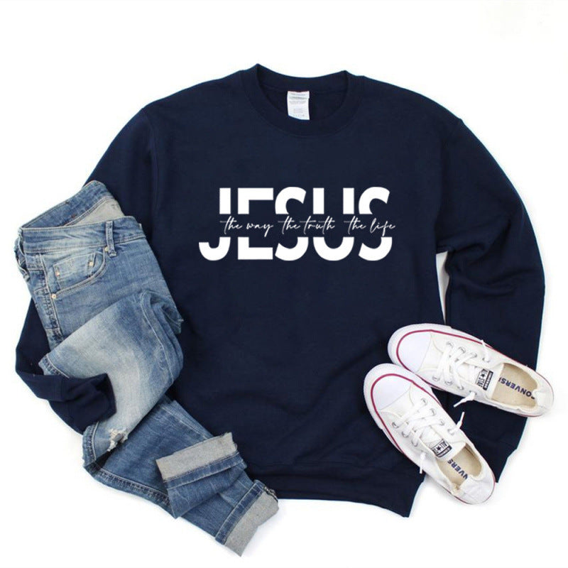 Damen lässiger Sweatshirt mit inspirierendem Spruch und hohem Tragekomfort EB