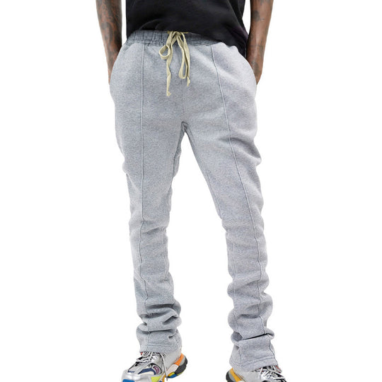 Herren Slim-Fit Jogginghose mit Tunnelzug, markanten Ziernähten & seitlichem Panel EB