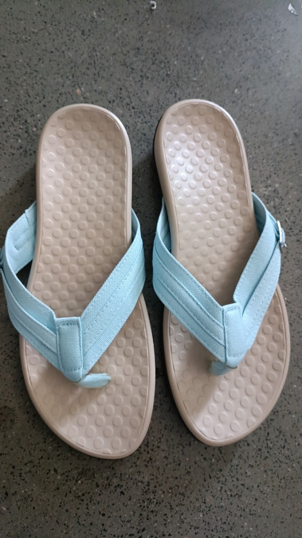 Damen Ergonomische Zehentrenner-Sandalen EB