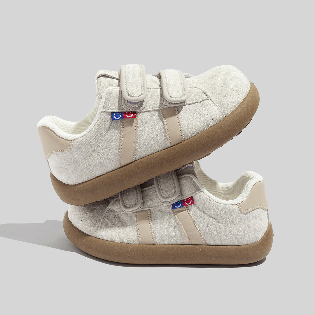 Damen Sneakers mit verstellbarem Klettverschluss und strukturiertem Obermaterial EB