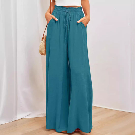Maxi-Rock im Boho-Stil für Damen mit Kordelzugbund EB