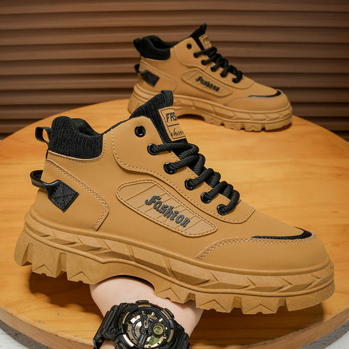 Herren High-Top Sneakers mit robustem Profil und rutschfester Sohle EB