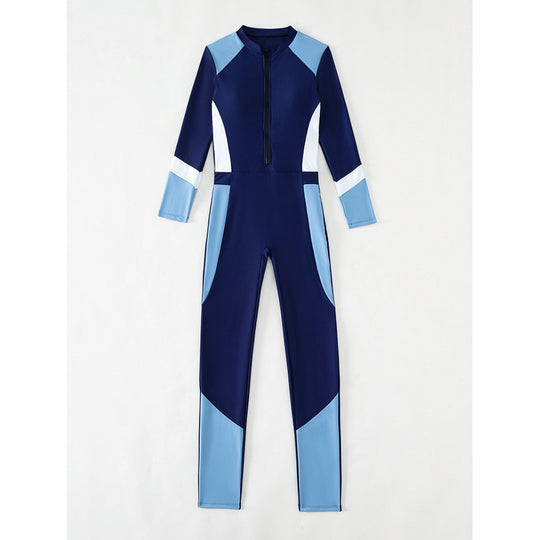 Damen Sportlicher Neoprenanzug mit hohem Kragen EB