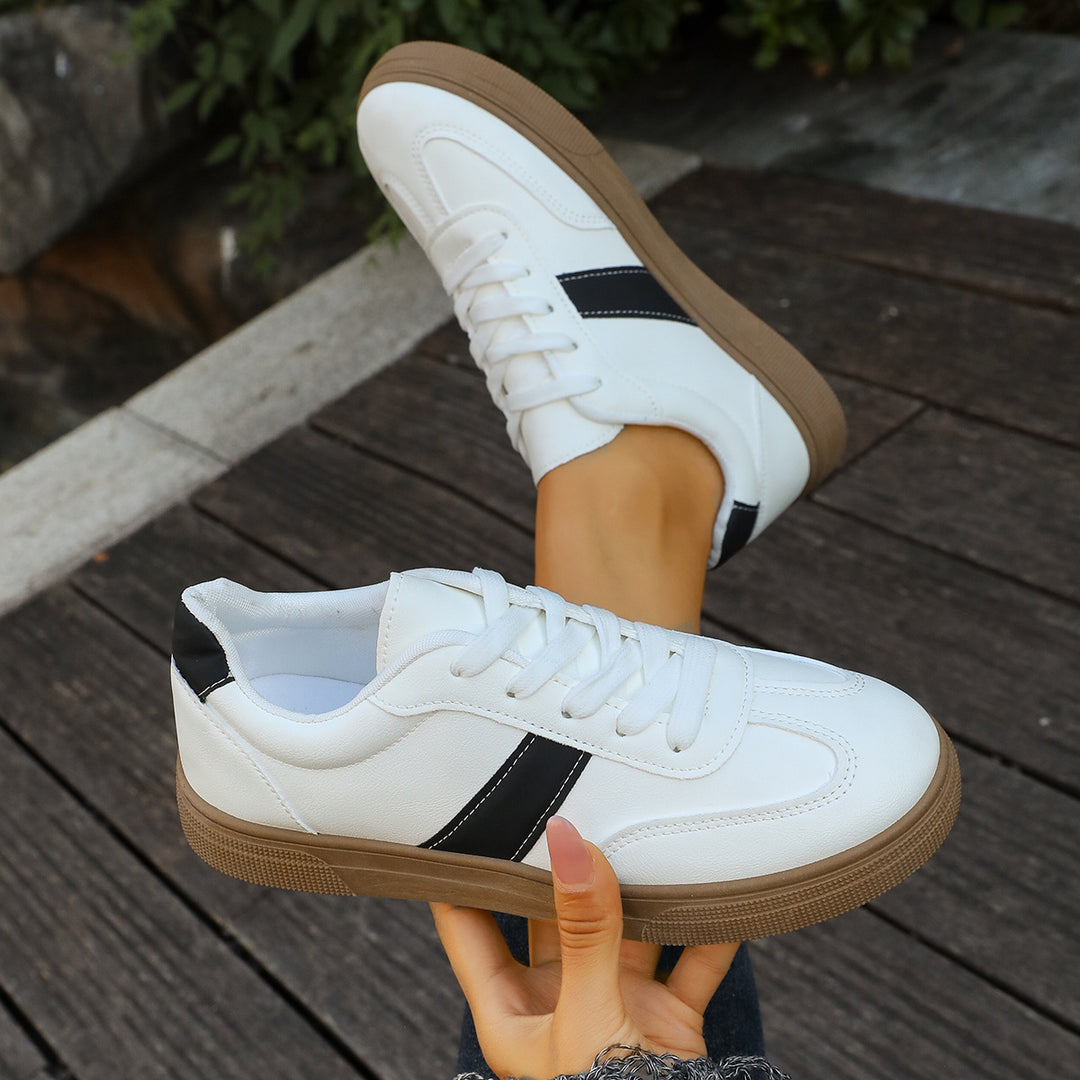 Damen Komfortable Freizeitsneaker mit rutschfester Sohle und modischem Design EB