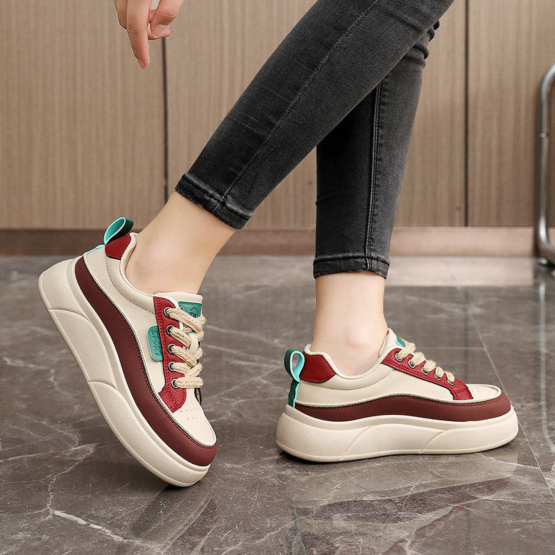 Damen modische Chunky Sneakers mit anatomischer Dämpfung und ergonomischem Design EB