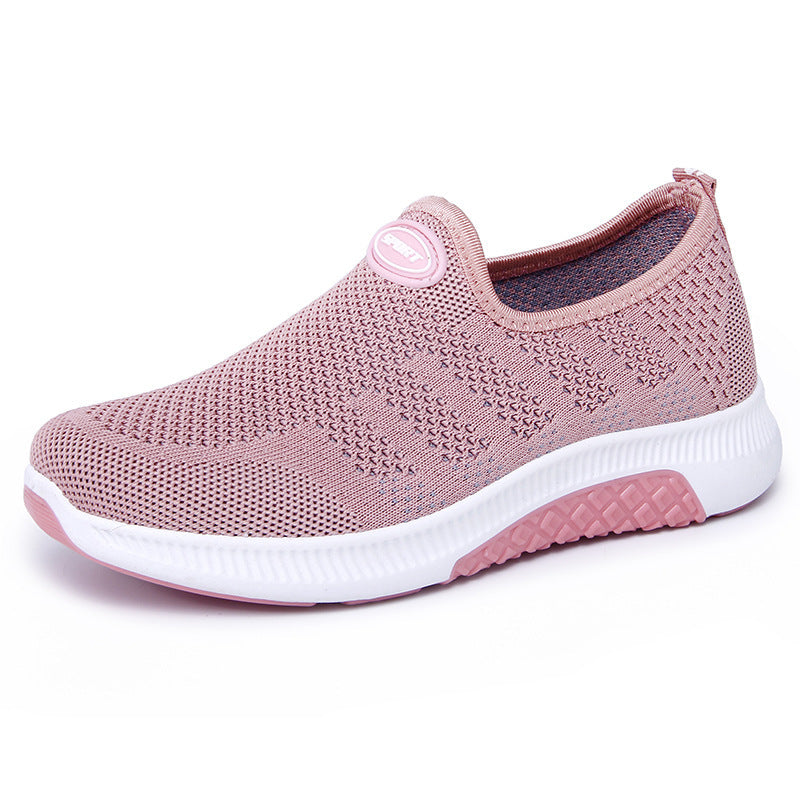 Damen Atmungsaktive Slip-On Sneakers mit rutschfester Sohle EB