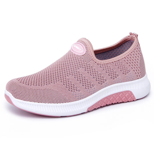 Damen Atmungsaktive Slip-On Sneakers mit rutschfester Sohle EB