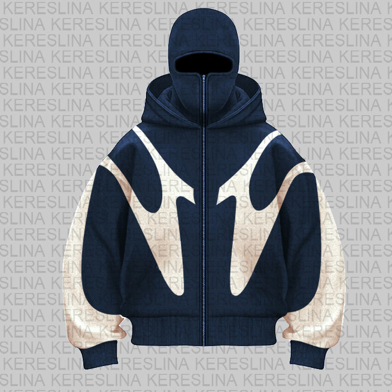 Damen trendige oversized Kapuzenjacke EB