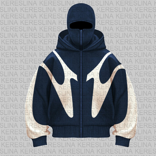 Damen trendige oversized Kapuzenjacke EB
