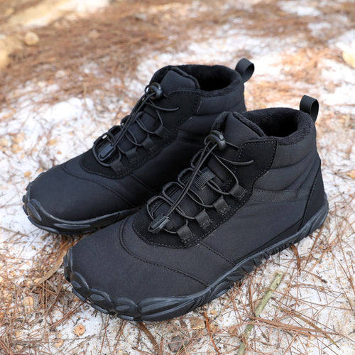 Unisex nan knöchelhoher Winter-Explorer-Boot mit Fleecefutter, Schnellzug-Schnürung und rutschfester Multiterrain-Sohle EB