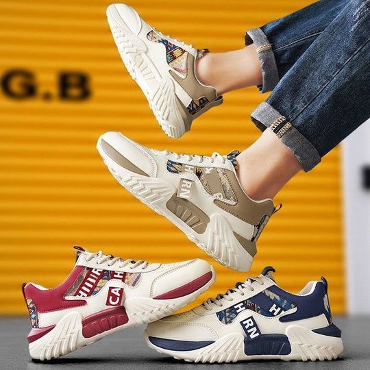 Damen Sportliche Lifestyle Sneakers mit innovativer Oberflächenstruktur und rutschfester Sohle EB
