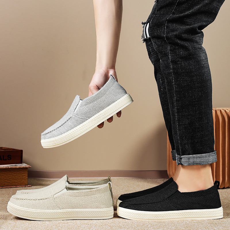 Damen Komfortable Slip-On Freizeitschuhe mit atmungsaktivem Obermaterial EB