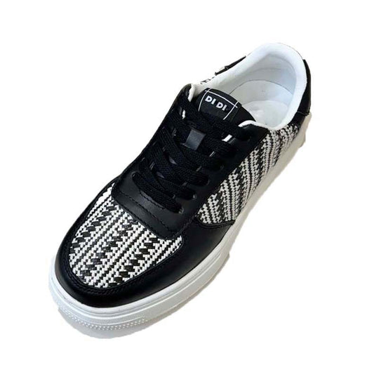 Damen Sneakers mit strukturierter Oberflächenkombination und gepolsterter Sohle EB