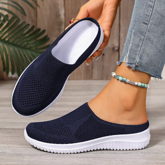 Damen Leichte und atmungsaktive Slipper mit flexiblem Obermaterial EB