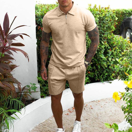 Herren Poloshirt und Shorts Set EB
