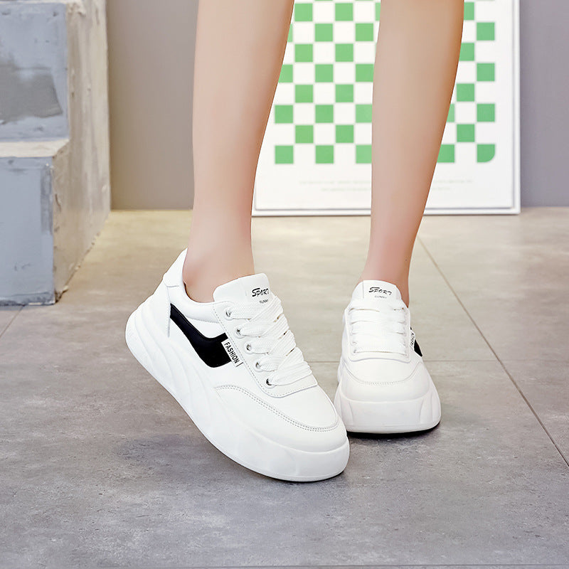 Damen Sneakers mit dämpfender Plattform und atmungsaktivem Obermaterial EB