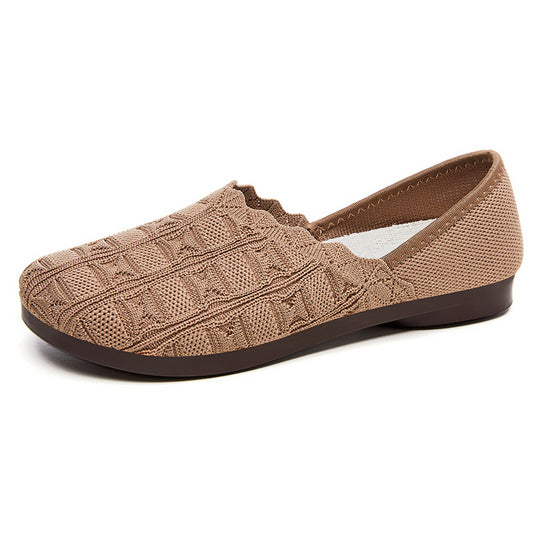 Damen Bequeme Slip-On Schuhe EB