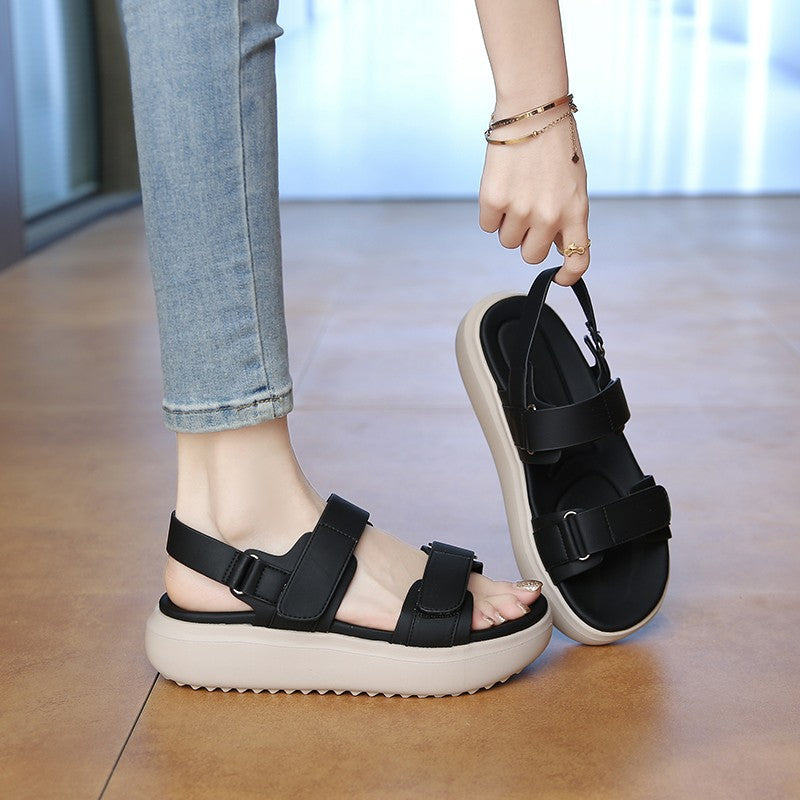 Damen Plattform-Sandalen EB