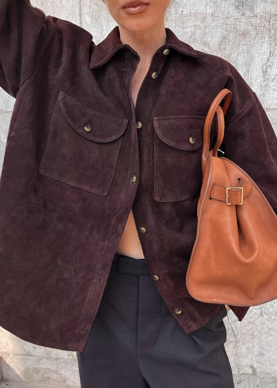 EB | Chic - Wildleder Overshirt