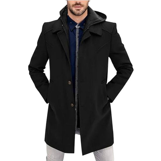 Herren eleganter Wintermantel EB