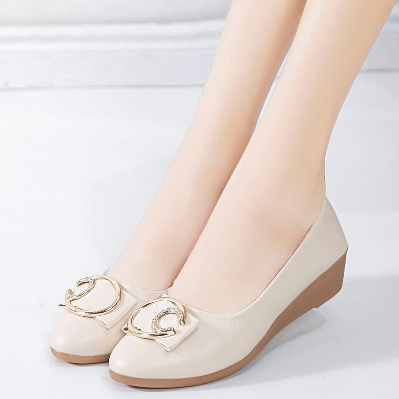 Damen Ballerinas mit dekorativem Schleifen-Detail und elegantem Schmuckelement EB