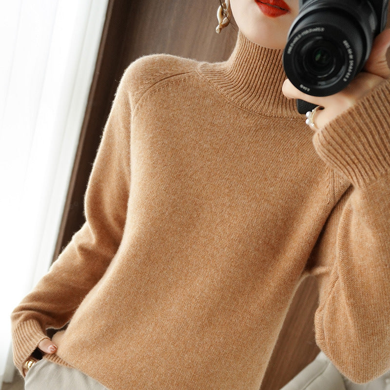 EB | Modischer Rollkragen-Strickpullover
